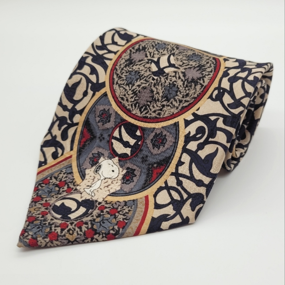 SNOOPY | 100% silk vintage tie